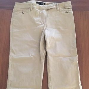 Zac & Rachel Women's Size 8 Capri, Stretch, Tan